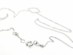 Collier Transparence Or blanc