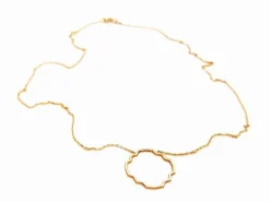 Collier Transparence Or rose
