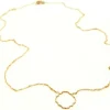 Collier Transparence Or rose