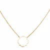 Collier Transparence Or rose