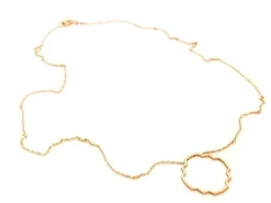 Collier Transparence Or rose