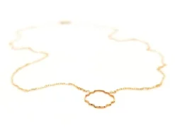 Collier Transparence Or rose