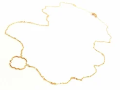 Collier Transparence Or rose