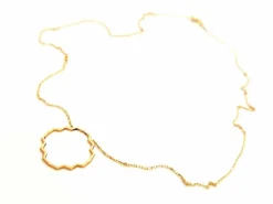 Collier Transparence Or rose
