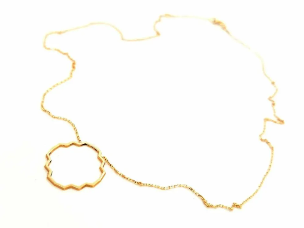 Collier Transparence Or rose