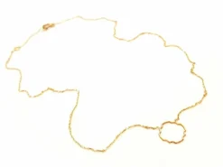 Collier Transparence Or rose