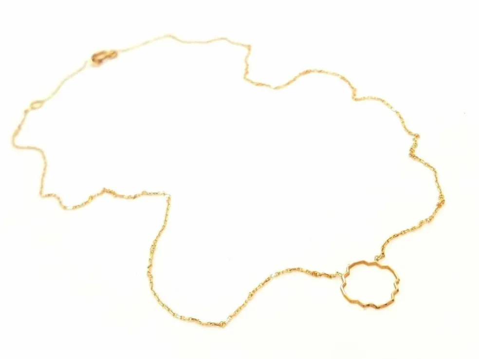 Collier Transparence Or rose