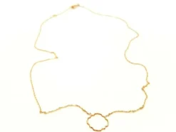 Collier Transparence Or rose