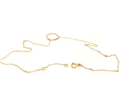 Collier Transparence Or rose