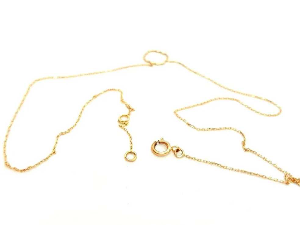 Collier Transparence Or rose