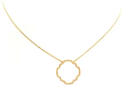 Collier Transparence Or rose