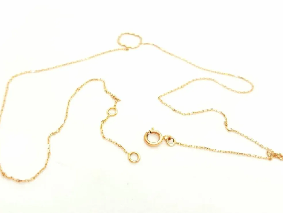 Collier Transparence Or rose