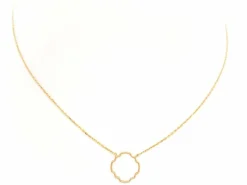 Collier Transparence Or rose