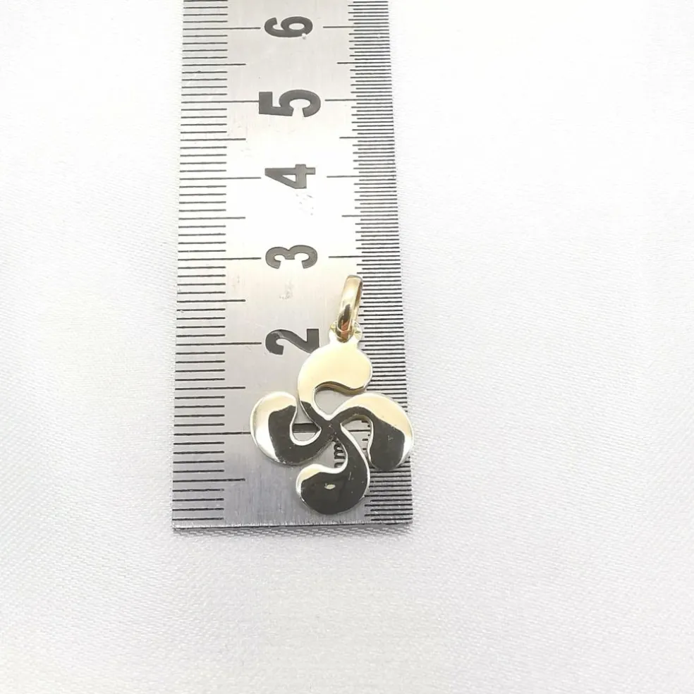 Collier trèfle or jaune