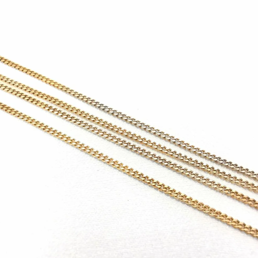 Collier trèfle or jaune