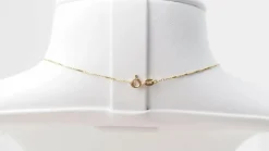 Collier trilogie en or jaune et diamants princesse