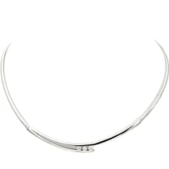 Collier Trilogie Or blanc Diamant
