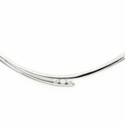 Collier Trilogie Or blanc Diamant