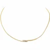 Collier Trilogie Or jaune Diamant