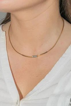Collier Trilogie Or jaune Diamant