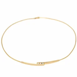 Collier Trilogie Or jaune Diamant