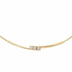 Collier Trilogie Or jaune Diamant
