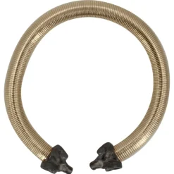 Collier tubogas et bélier vermeil