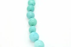 Collier turquoise avec fermoir doré