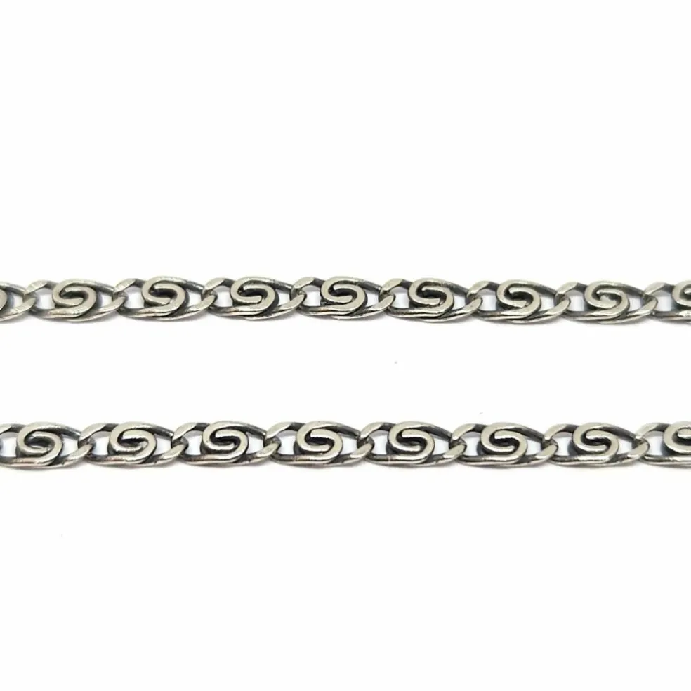 Collier vintage en Argent & améthyste