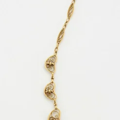 Collier vintage filigrane en or jaune