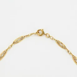 Collier vintage filigrane en or jaune
