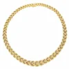 Collier vintage maille corde