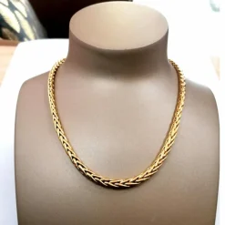 Collier Vintage maille palmier