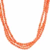 Collier vintage perles de corail
