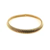 Collier Weingrill Tubogas en or bicolore