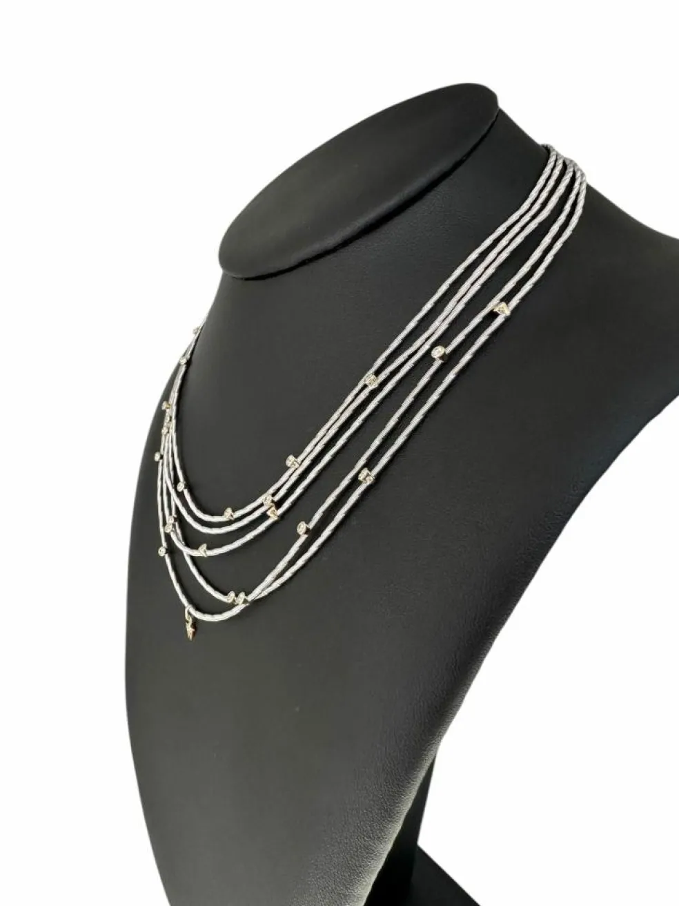 Collier Wellendorff morgensonne en or jaune et blanc avec diamants