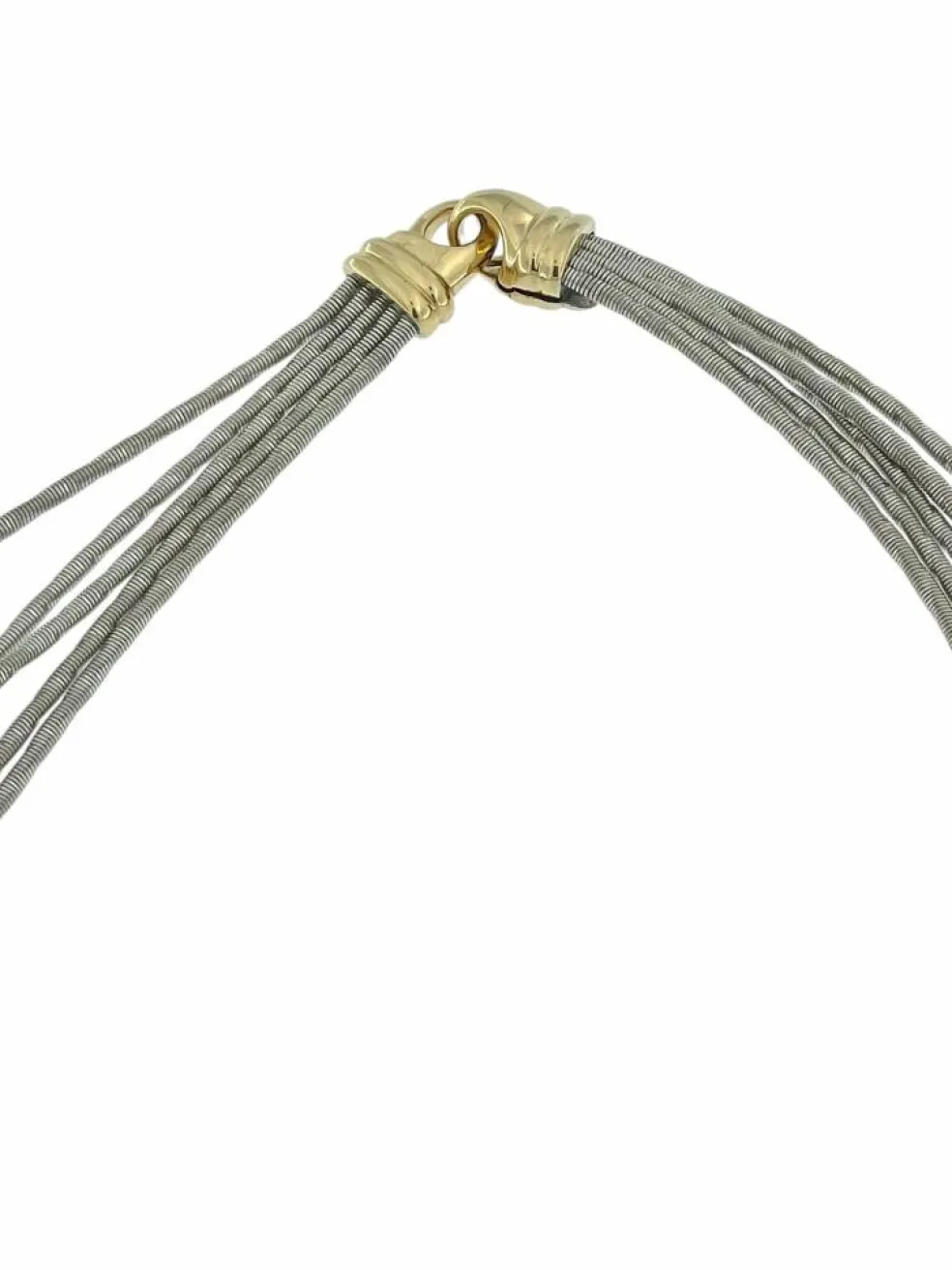Collier Wellendorff morgensonne en or jaune et blanc avec diamants