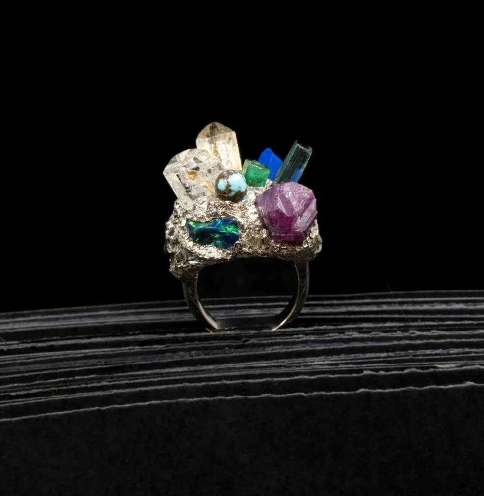 Création, bague "nature"