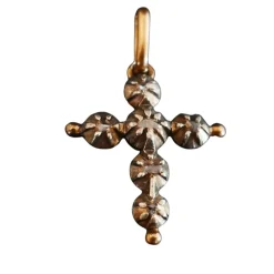 Croix Arlésienne Diamants Or & Argent