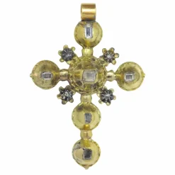 Croix de diamant d'or