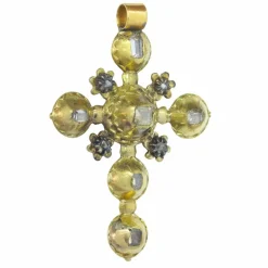 Croix de diamant d'or