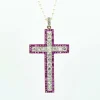 Croix Diamants Rubis