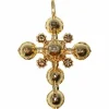 Croix en or avec diamants