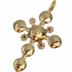 Croix en or avec diamants