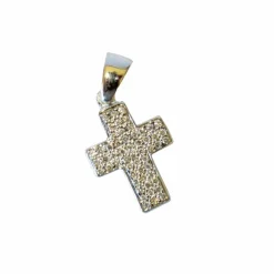 croix en or avec diamants