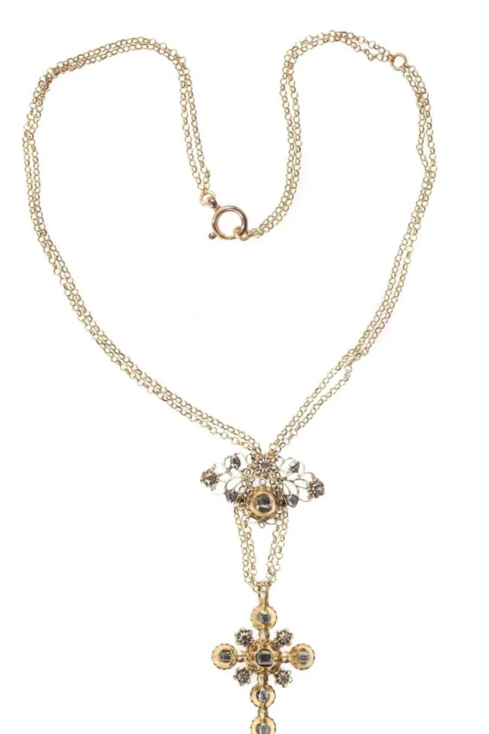 Croix en or et diamants