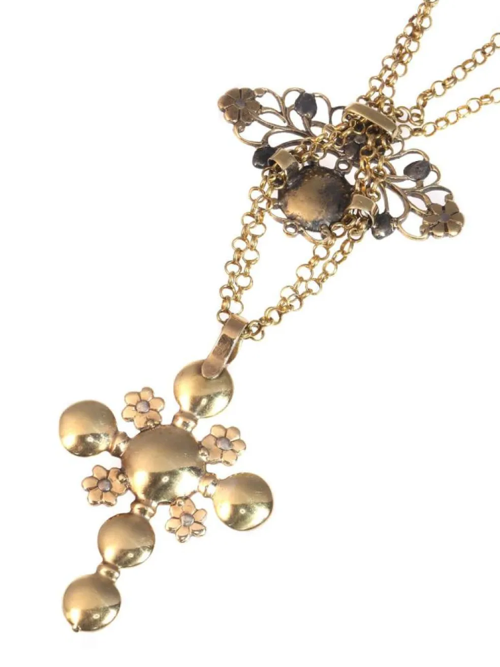 Croix en or et diamants