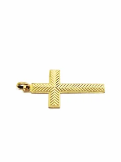 Croix en or rose