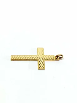 Croix en or rose