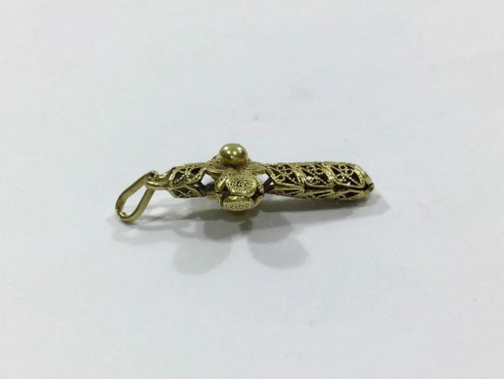 Croix Filigranée Or Jaune